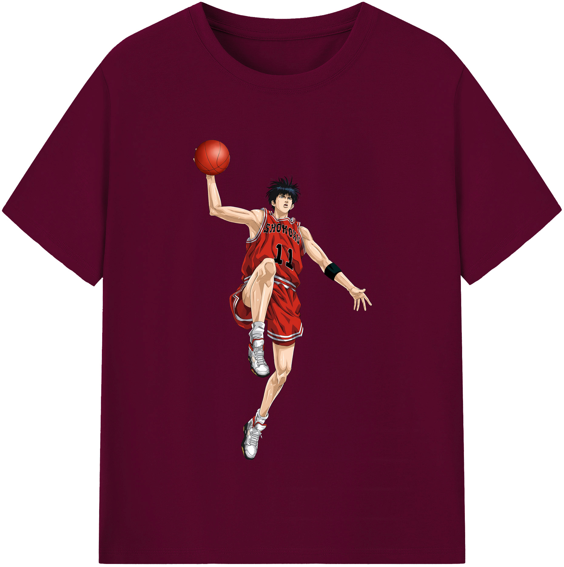 （画像用） SLAM DUNK／スラムダンク レディースカジュアルプリントTシャツ（綿100％）